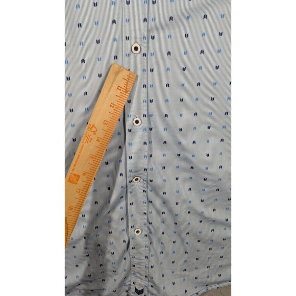 Buttercloth Men Shirt 3XL‎ Icy Cloth Flip Cuff Button All Over Logo Long Sleeve - Picture 7 of 15